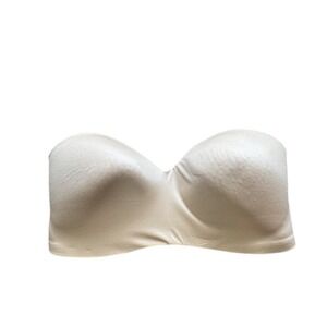 Wacoal Red Carpet Strapless Bra Womens 34DD Beige Excellent 854372